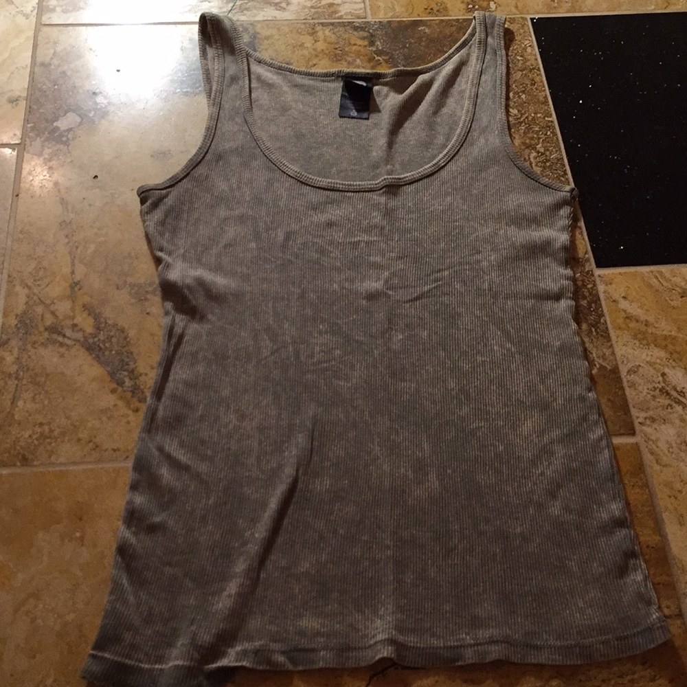 Alternative apparel ribbed tank olive/cream mottle
